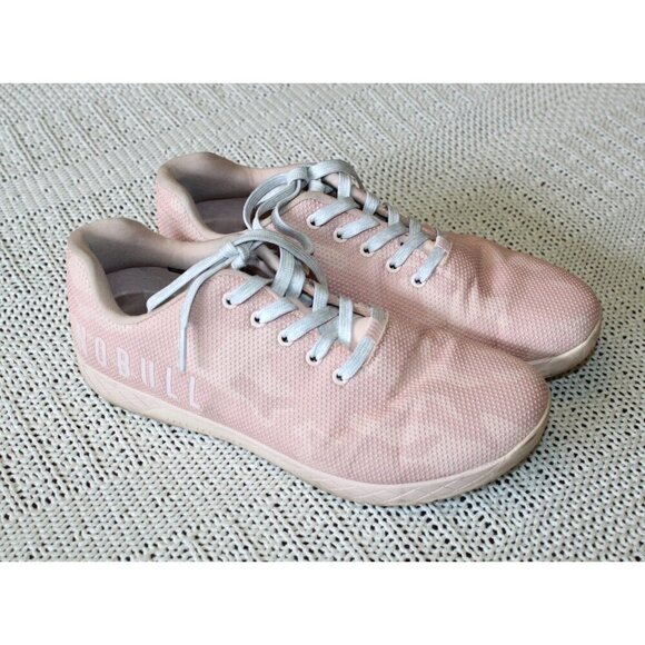 Nobull Men's Camo Trainer Pink Rose Shoes Size Men 13 US Women 14.5 US lace up - Picture 6 of 13